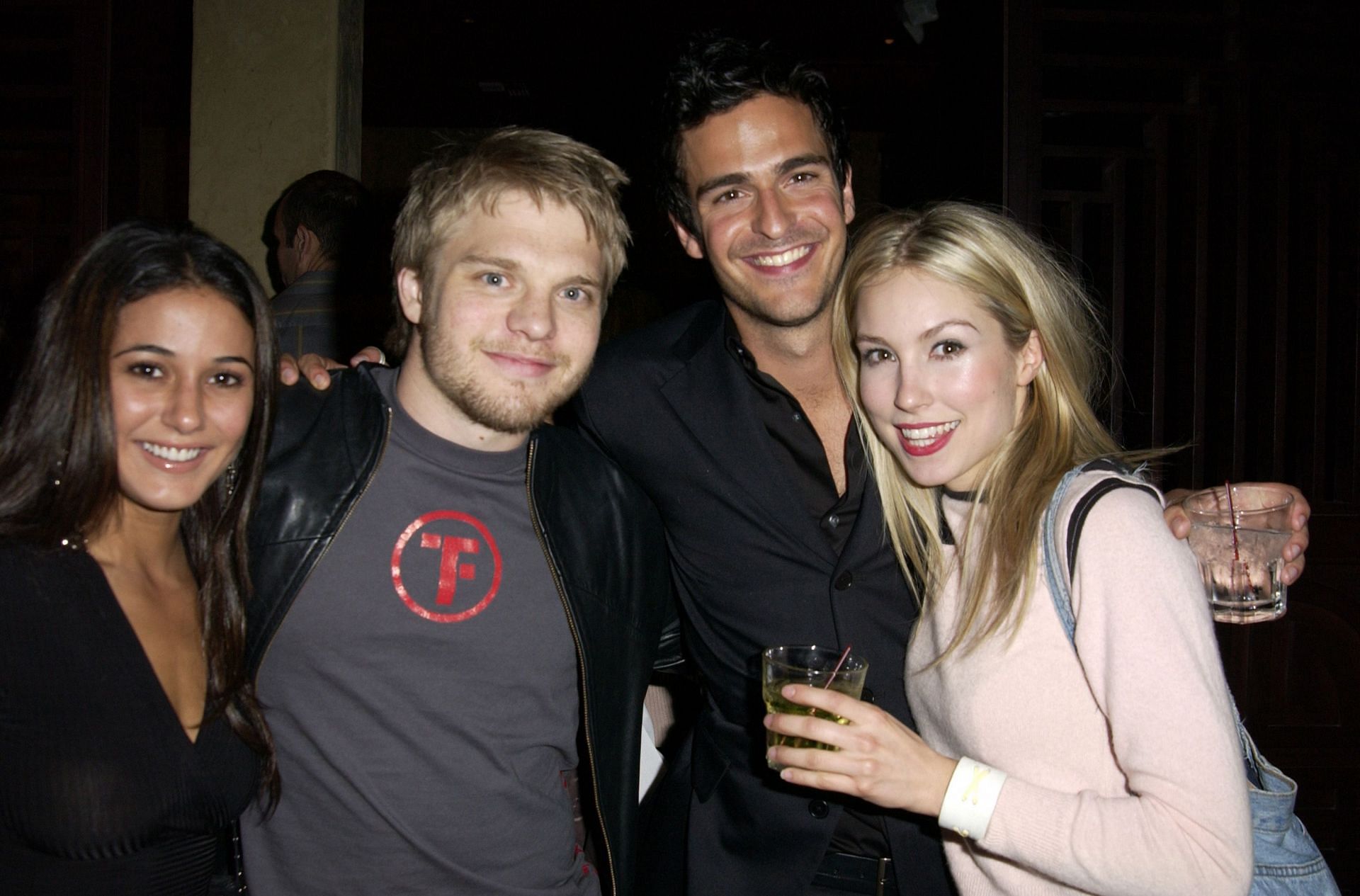 Jonathan Cherry (Third from left) at a Final Destination 2 event (Image via Getty)